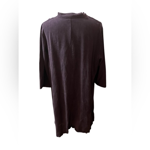 Bryn Walker Dress Womens Med 100% Tencel Minimalist Lagenlook Purple PTP 23 - Picture 4 of 6